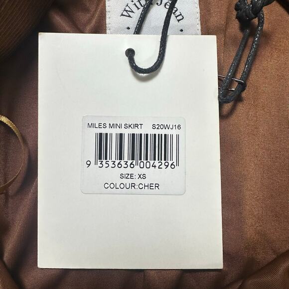 With Jean Miles Mini Skirt Checkered NEW - Picture 4 of 7